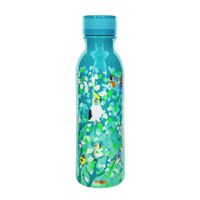 botella termo 60 cl  azul claro acero inoxidable  24 x 7 x 7 cm