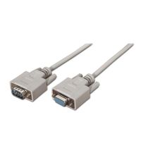 cable serie rs232 aisens a112-0065 db9 macho-hembra 18m beige 11 hasta 16mbps rohs