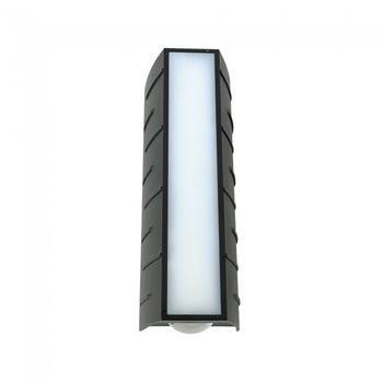 Aplique de pared de exterior led morgan (8w+2x1w)