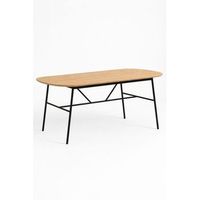 mesa rectangular musa 140 x 70 cm de madera 7412070 cm -