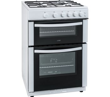 LOGIK LFTG60W16 60 cm Gas Cooker - White, White