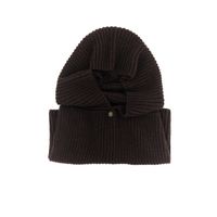 pasamontanas de canale de punto dark brown