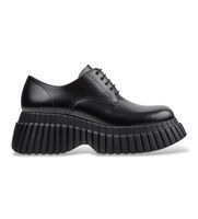 camper para mujer k201949-001 zapatos de cordones de piel pix bcn negro 41 5 a 8cm casual