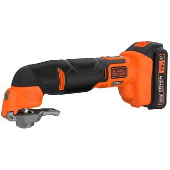 Black & Decker Bdcos18d1k-qw Multi Herramienta Oscilante 18v 2ah Con Maletín