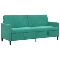 sofa con almacenamiento tuquesa 192 x 78 x 87 cm poliester vidaxl