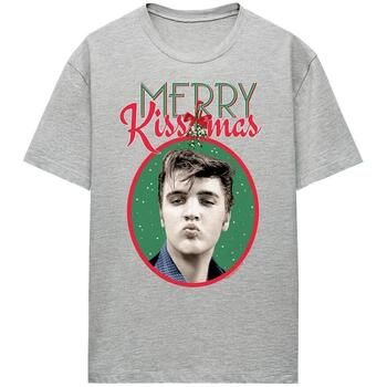 Elvis Presley Camiseta Merry Kissmas para mujer