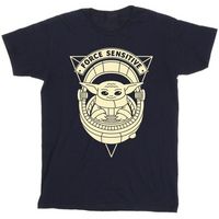 disney camiseta manga larga the mandalorian force sensitive para nina