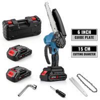 cuchillo de madera para arboles cuchillo de jardin mini sierra de cadena electrica de 6 pulgadas sierra de cadena portatil de mano herramienta electrica para bateria makita de 18 v