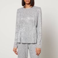 stine goya gloria sequin-embellished top - xs