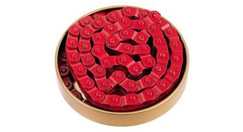 Montaje de la cadena de medio eslabon de  strong fuelle 1 8 red single speed  strong