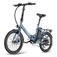 bicicleta electrica  fafrees  f20 light  250w 36v20ah 20 disco - azul
