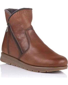 de 48 HORAS BOTIN SENORA PIEL FORRADO CREMALLERA SETTER CUERO