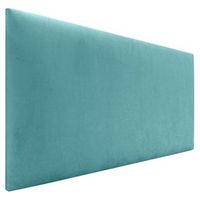 dhome cabecero de terciopelo liso 80x60 camas 8090 - turquesa