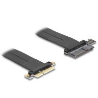 adaptador pcie delock 81507 u2 cable 30 cm negro