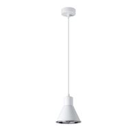 lampara de techo blanco acero alt 120 cm