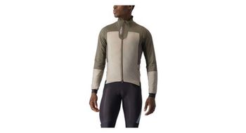 Chaqueta de manga larga castelli fly thermal beige marron