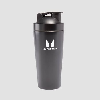 Vaso mezclador de metal reciclado de MyProtein - Negro
