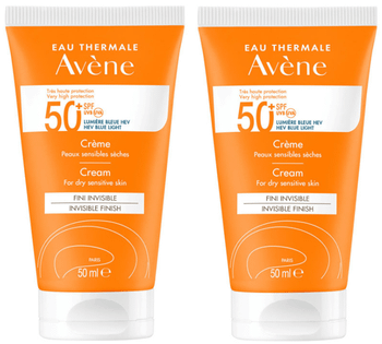 Avène Crema Solar SPF50+ 2x50 ml