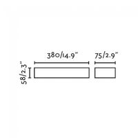 aplique de exterior led doro 2x10w