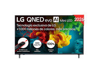 tv qned mini led 55 - lg 55qned82b6b uhd 4k procesador inteligente r8 ai processor 4k gen3 smart tv dvb-t2 h265 negro