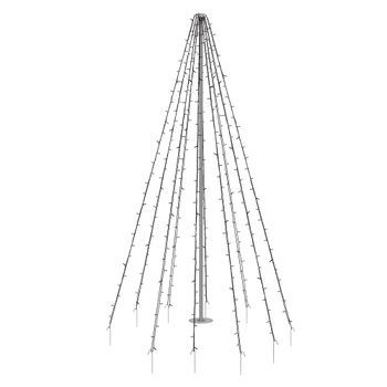 Cadena De Luces Led Para Árboles 10 Ramales De 8m Blanco Ecd Germany
