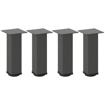 Patas Para Mesa De Centro 4 Uds | Patas Para Mesa Acero Antracita 42-44 Cm