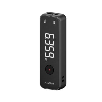 ATuMan LS-SE telémetro láser 50 m/165 ft medidor de distancia láser digital con ±2 mm de precisión, pantalla mate de 2,3