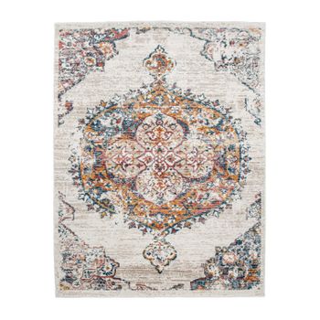 Alfombra Herbella crema 60x100 cm
