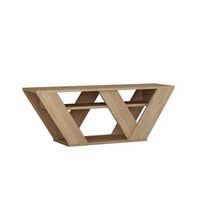 soporte de tv de madera pipralla - 110 x 30 x 40 cm - roble