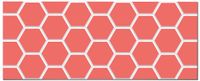 frente de cocina azulejo hexagonal salmon 60x200 cm