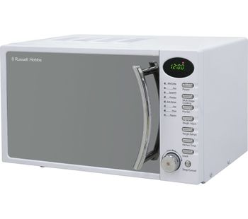 RHM1714WC Compact Solo Microwave - White, White