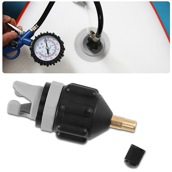 Adaptador de bomba de aire para tabla de surf, conversor de válvula para tabla de paddle surf inflable, bote de goma, kayak, compresor de neumáticos, boquilla de surf