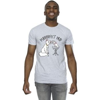 Disney Camiseta The Aristocats Purrfect Pair para hombre