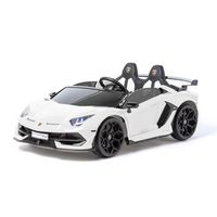 lamborghini aventador 24v drift y mp4 blanco - coches electricos para ninos con bateria 24v tamano xxl y los mejores extras