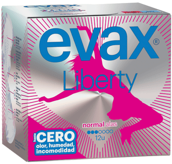 Evax Liberty Compresas Normal Alas 12 uds