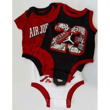 Pack 3 bodies Air Jordan Jdb - bebé