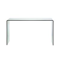 consola vidrio transparente 120 x 30cm