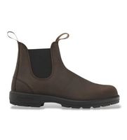 blundstone para hombre 2340 botines de piel 2340 chelsea classics marron 47 plano ninguno casual