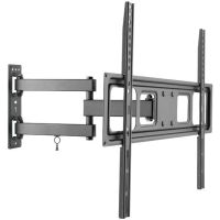 equip soporte de pared para pantalla 37-70 de doble brazo inclinable y giratorio vesa 600x400 max 35kg