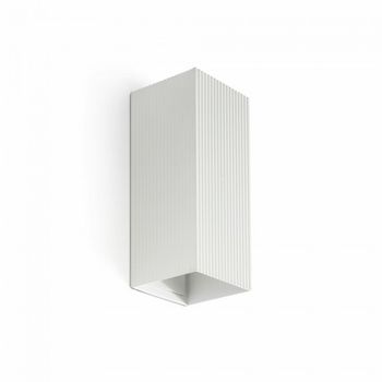 Aplique de pared lune estriado (2 luces)