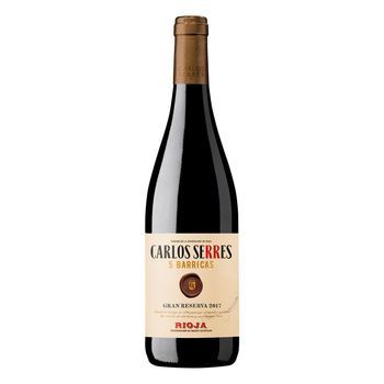 Carlos Serres 5 Barricas Gran Reserva 2017 75 Cl  (pack De 6 Unidades)