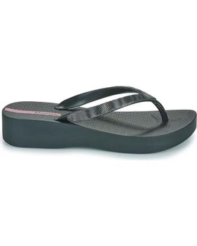 de IPANEMA IPANEMA W MESH X WEDGE 83612 - CHANCLAS DE DEDO NEGRAS CON CUÑA BB801