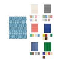 jardin202 - cortinas de exterior impermeables r cortinas antimoscas para terrazas y porche  120 x 240 cm krismar - azul  120 x 240 cm krismar - azuljardin202