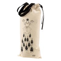 bolsa de pan en algodon beige 27x59 cm