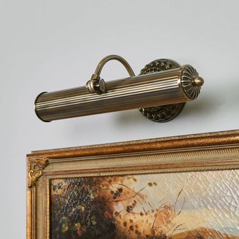Lámpara de pared de metal bronce