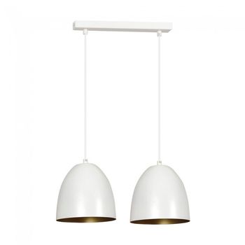 Regleta de techo jonix blanco/oro (2 luces)