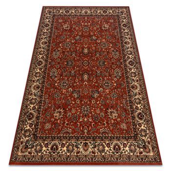 Alfombra De Lana Kashqai 4362 200 Ornamento Burdeos / Beige  120x170 Cm