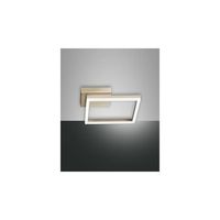 lampara de techo led bard moderna de 22 w color oro mate 3394-21-225 fabas luce
