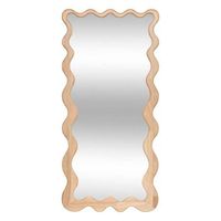 espejo de pared brooke beige 100x48cm