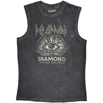 Def Leppard Camiseta tirantes Diand Star Halos para hombre